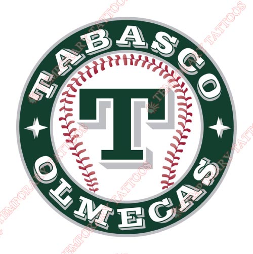 Tabasco Olmecas Customize Temporary Tattoos Stickers NO.8059